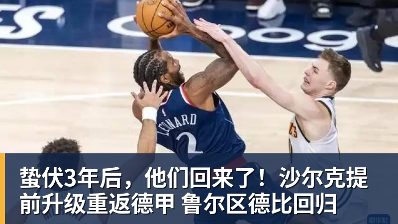 九游体育蛰伏3年后,他们回来了!沙尔克提前升级重返德甲 鲁尔区德比回归