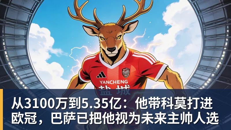 九游体育从3100万到5.35亿：他带科莫打进欧冠，巴萨已把他视为未来主帅人选