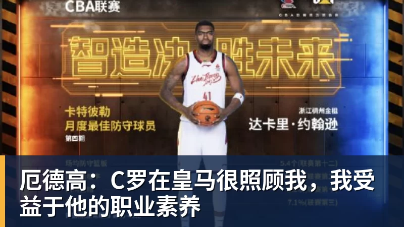 九游体育厄德高:C罗在皇马很照顾我,我受益于他的职业素养
